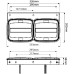 330 Series LED Combination Lamps - Stop / Tail / Indicator - 330mm x 200mm 330 Series LED Combination Lamps - Stop / Tail / Indicator - 330mm x 200mm